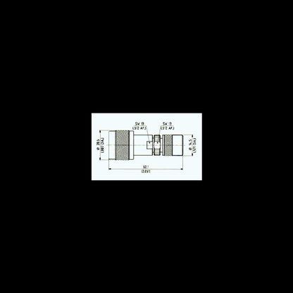 Huber+Suhner Precision Adaptors N-TNC Male Plug - Image 1