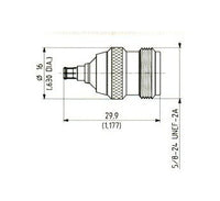 HUBER+SUHNER MCX to N Adaptor