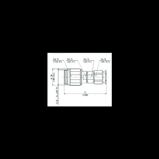 Huber+Suhner Precision Adaptors PC7-TNC - Image 1
