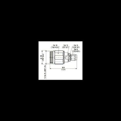 Precision Adaptor Set - PC7-SMA Brass Connectors - Image 1