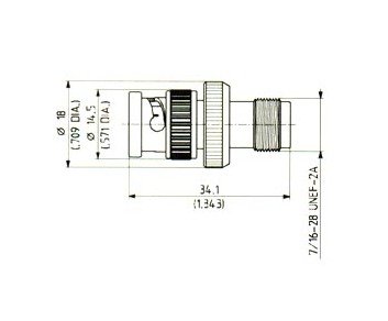 BNC to TNC Adaptor Connector - Image 1