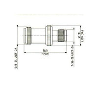 Huber+Suhner N-TNC Female Adaptor