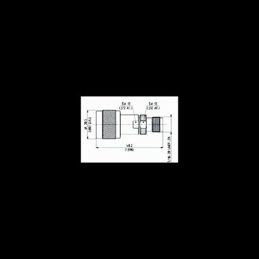 Precision Adaptors for Test & Measurement - N-TNC Male to Female, Straight Configuration - Image 1