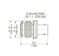 TNC to BNC Adaptor Connector