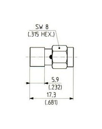 SMA to BMA Adaptor Connector