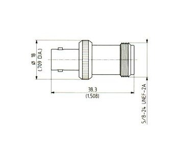 BNC to N Adaptor Connector - Image 1