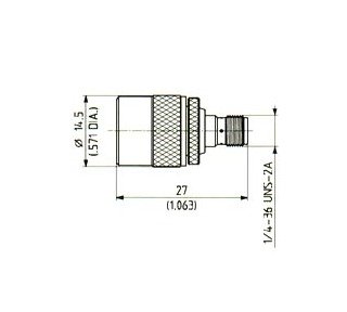 Huber+Suhner TNC-SMA Adaptor - Image 1