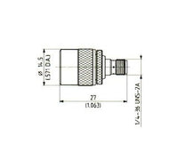 Huber+Suhner TNC-SMA Adaptor