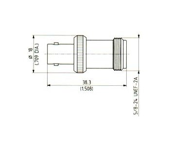 BNC to N Adaptor Connector - Image 1