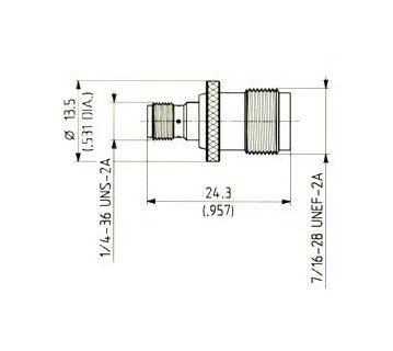 SMA-TNC Female Adaptor Pair - Image 1