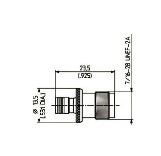 SMB to TNC Adaptor - Male Plug to Female Jack - Image 1