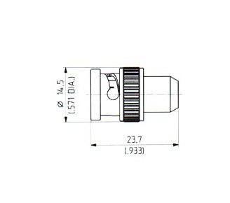 BNC to QLA Adaptor - BNC-QLA 00 Male to Female - Image 1