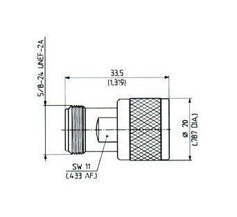 Huber+Suhner TNC-N Quick-Mate Adaptors - Image 1
