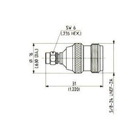 Huber+Suhner SMC-N Adaptor Connector