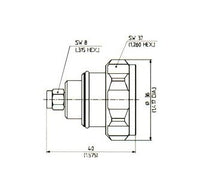 Huber+Suhner 7/16-PC3.5 PIM Adaptors