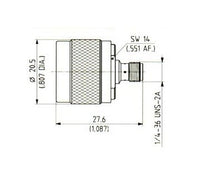 N-SMA Plug to Jack Adaptor