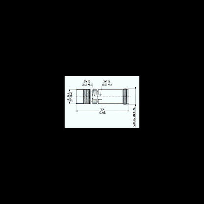 Precision RF Adaptors - N TNC Stainless Steel - Image 1