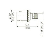 BNC to SMA Coaxial Adaptor