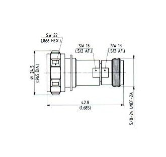 Huber+Suhner Precision Adaptors - Image 1