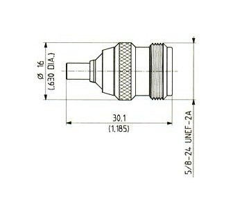 MCX-N Female to Female Adaptor - Image 1