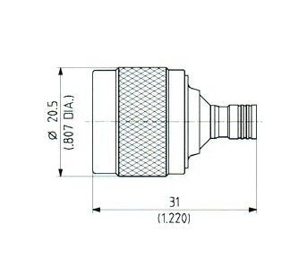 N to SMB Plug Adaptor - Image 1