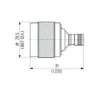 N to SMB Plug Adaptor