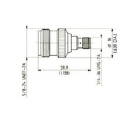 N-SMA Female Straight Adaptor