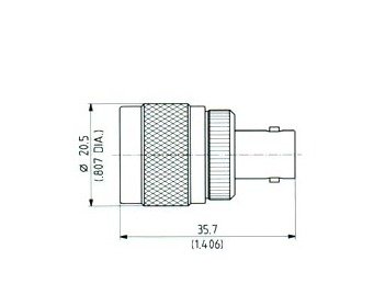 N to BNC Adaptor Connector - Image 1