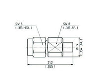 Huber+Suhner PC35-MCX Adaptor