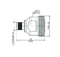Huber+Suhner TNC-7/16 PIM Adaptors, Female to Female