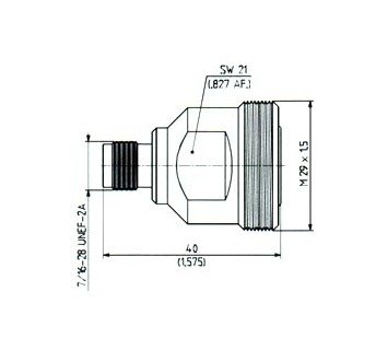 Huber+Suhner TNC-7/16 PIM Adaptors, Female to Female - Image 1