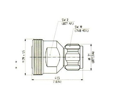 Huber+Suhner N-7/16 PIM Adaptors - Image 1