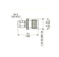 SMA to TNC Adaptor Connector, Straight Configuration