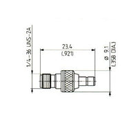 SMA to SMB Female Adaptor Connector