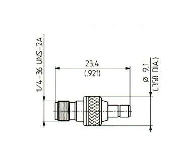 SMA to SMB Female Adaptor Connector - Image 1