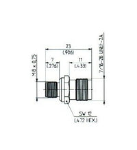Huber+Suhner MMBX to TNC Female Adaptor