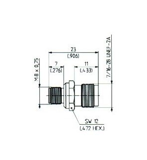 Huber+Suhner MMBX to TNC Female Adaptor - Image 1