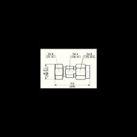 Huber+Suhner Precision Adaptors SK-SMPX Male to Female
