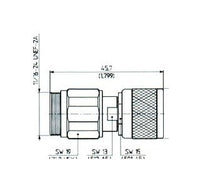 Huber+Suhner N-PC7 Quick-Mate Adaptors