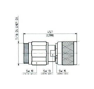 Huber+Suhner N-PC7 Quick-Mate Adaptors - Image 1