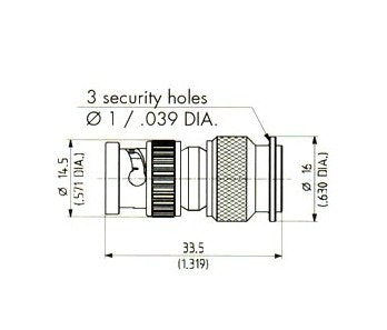BNC to TNC Adaptor Connector - Image 1