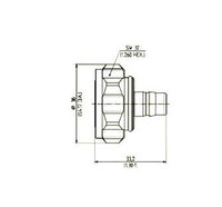 Huber+Suhner 7/16-QN PIM Adaptors
