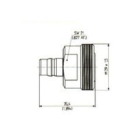 Huber+Suhner PIM Adaptors, QN-7/16 Female Jack to Female Jack