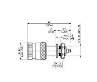 Huber+Suhner BNC to MMCX Adaptor