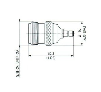 N-SMB Female Jack Adaptor - Image 1