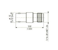 BNC-TNC Female Jack Adaptor