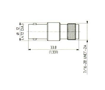 BNC-TNC Female Jack Adaptor - Image 1