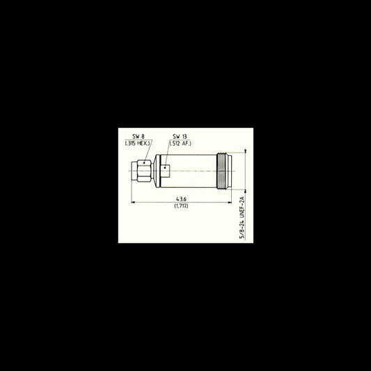 High Precision PC3.5-N Male to Female Adaptors - Set of 2 - Image 1