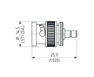 BNC to SMB Adaptor Connector - Image 1