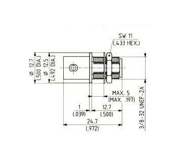 BNC to QLA 00 Female Adaptor - Image 1